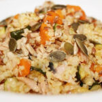 Cous cous me perime dhe gjoks pule